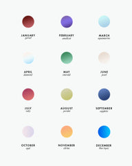 14k Gold Birthstone Necklace