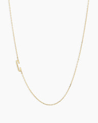 14k Gold Alphabet Necklace