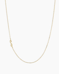 14k Gold Alphabet Necklace
