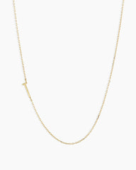 14k Gold Alphabet Necklace