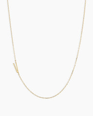 14k Gold Alphabet Necklace
