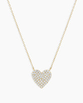 Diamond Pavé Heart Necklace