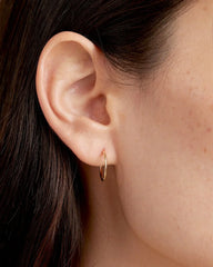 14k Gold Classic Single Huggie