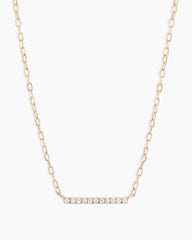 Diamond Bar Necklace