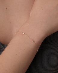 Classic Five Diamond Bracelet