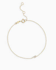 Diamond Pavé Alphabet Bracelet