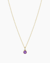 14k Gold Birthstone Necklace