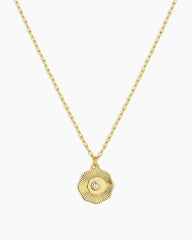 Birthstone Coin Necklace