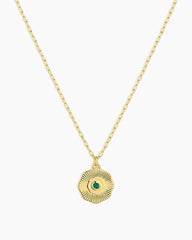 Birthstone Coin Necklace