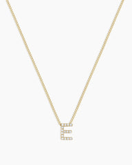 Diamond Alphabet Necklace