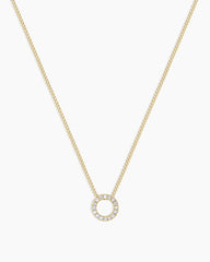 Diamond Alphabet Necklace