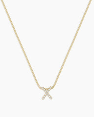 Diamond Alphabet Necklace