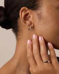 Classic Diamond Flat Back Single Stud