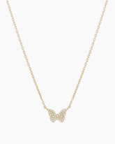 Diamond Butterfly Necklace
