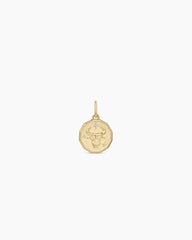 Diamond Zodiac Coin Charm