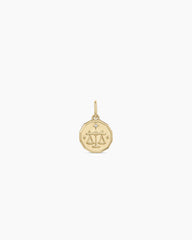 Diamond Zodiac Coin Charm