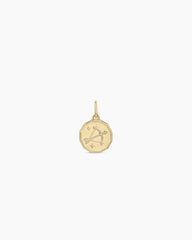 Diamond Zodiac Coin Charm