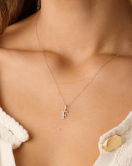 Diamond Vintage Alphabet Charm