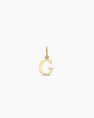 Diamond Vintage Alphabet Charm