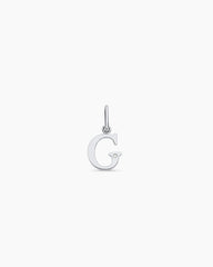 Diamond Vintage Alphabet Charm