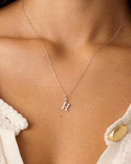 Diamond Vintage Alphabet Charm