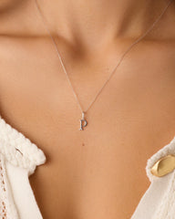 Diamond Vintage Alphabet Charm