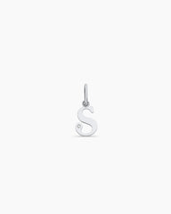 Diamond Vintage Alphabet Charm