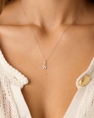 Diamond Vintage Alphabet Charm