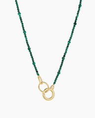 Power Gemstone Long Beaded Necklace