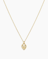 Diamond Bond Lock Necklace