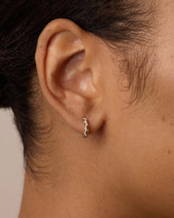 Diamond Crew Single Huggie