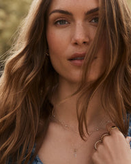 Diamond Script Alphabet Charm