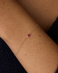 14k Gold Wilder Birthstone Bracelet