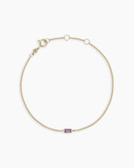 14k Gold Wilder Birthstone Bracelet