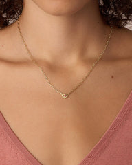 Birthstone Heart Necklace