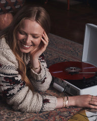 Pearl Vintage Heart Alphabet Bracelet