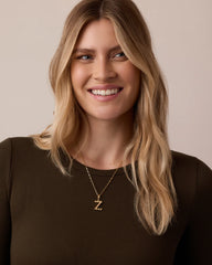 Crew Alphabet Statement Charm Necklace