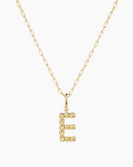 Crew Alphabet Statement Charm Necklace