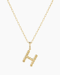 Crew Alphabet Statement Charm Necklace