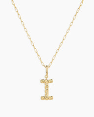 Crew Alphabet Statement Charm Necklace