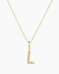Crew Alphabet Statement Charm Necklace