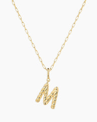 Crew Alphabet Statement Charm Necklace