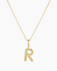 Crew Alphabet Statement Charm Necklace