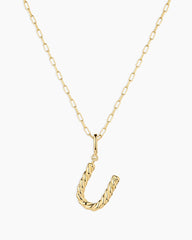 Crew Alphabet Statement Charm Necklace