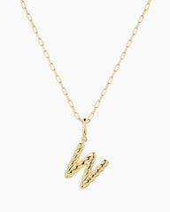 Crew Alphabet Statement Charm Necklace