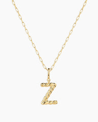 Crew Alphabet Statement Charm Necklace