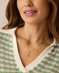 14k Gold Star of David Charm