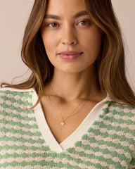 14k Gold It's a Girl Charm Necklace