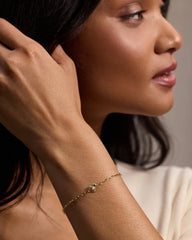 Birthstone Heart Bracelet