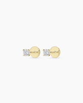 Lab Grown Diamond Solitaire Flat Back Studs
